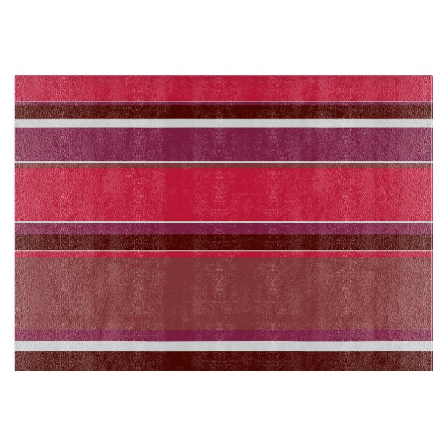 Rote Streifen Schneidebrett (Vorderseite)