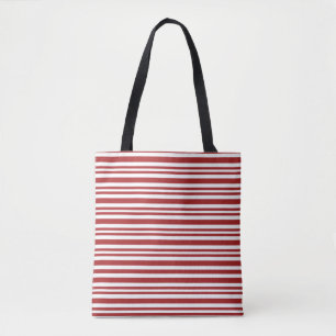 Rote Streifen Tasche