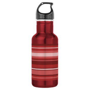 Rote Streifen Trinkflasche