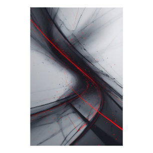 Rote Strömung Fotodruck