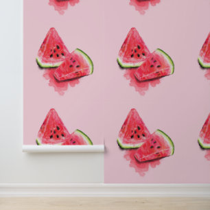 Rote Süße Wassermelone Lustig Tapete