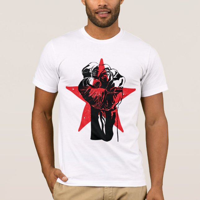 Rote T - Shirts Stern-Faust-Ernesto Che Guevara (Vorderseite)