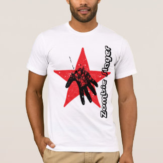 Rote T - Shirts Stern-Handzombieslayer-(T-Shirt)