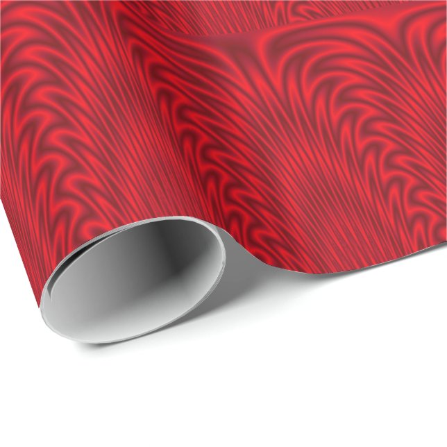 Rote tanzende Flammen Geschenkpapier (Rolleneckpunkt)