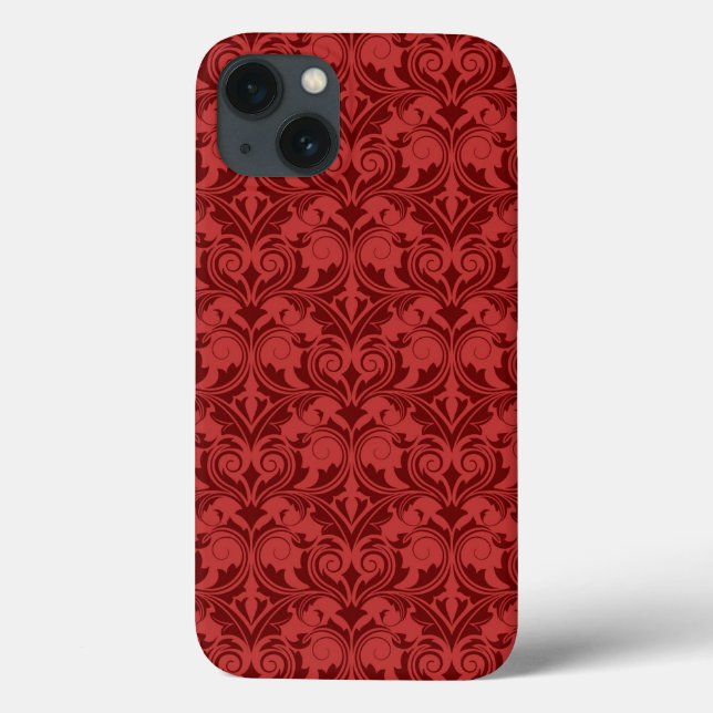 Rote Tapete Case-Mate iPhone Hülle (Rückseite)