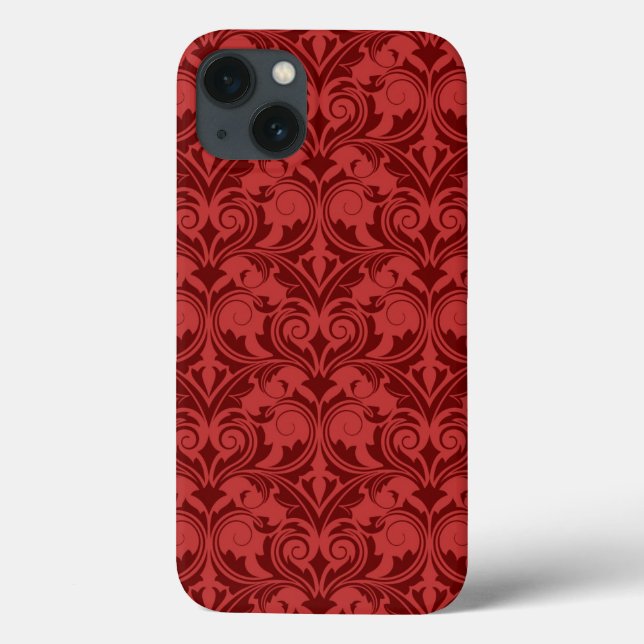 Rote Tapete Case-Mate iPhone Hülle (Rückseite)