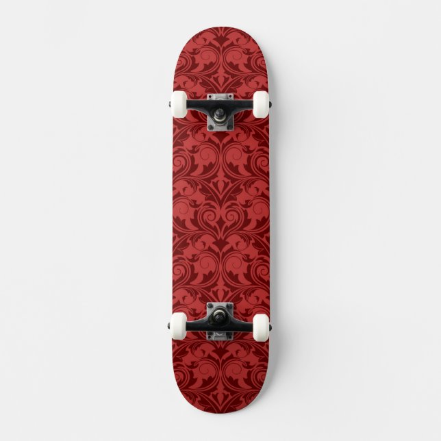 Rote Tapete Skateboard (Vorderseite)
