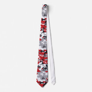 Rote Tarnungs-Krawatte Krawatte