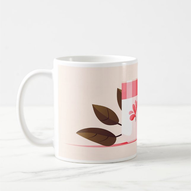 Rote Tasse in Tasse (Links)