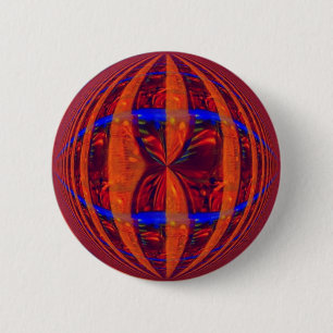Rote Taste rund Button