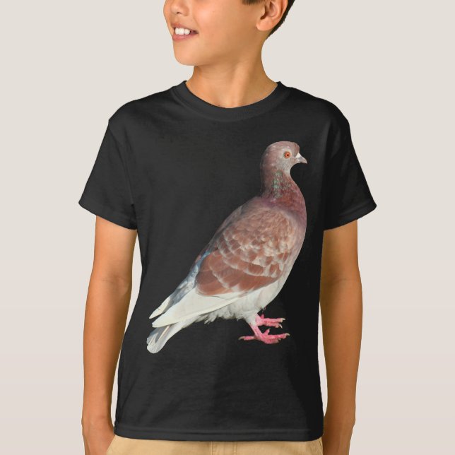 Rote Taube (abgeschieden) T-Shirt (Vorderseite)