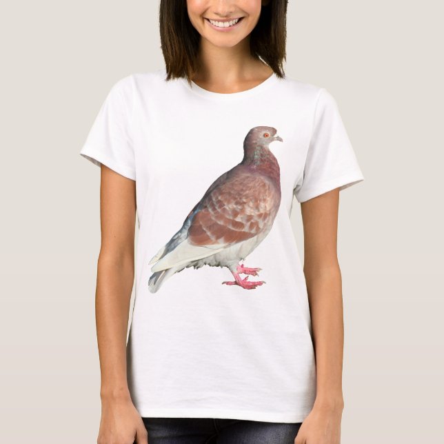 Rote Taube (abgeschieden) T-Shirt (Vorderseite)