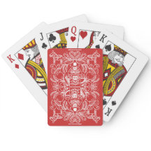 Rote Teekanne Poker Karten