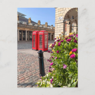 Rote Telefone, Covent Garden, London UK Postcard Postkarte