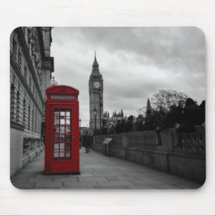 Rote Telefonzelle in London mousepad