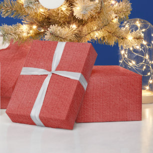 Rote Textur Weihnachten Geschenkpapier
