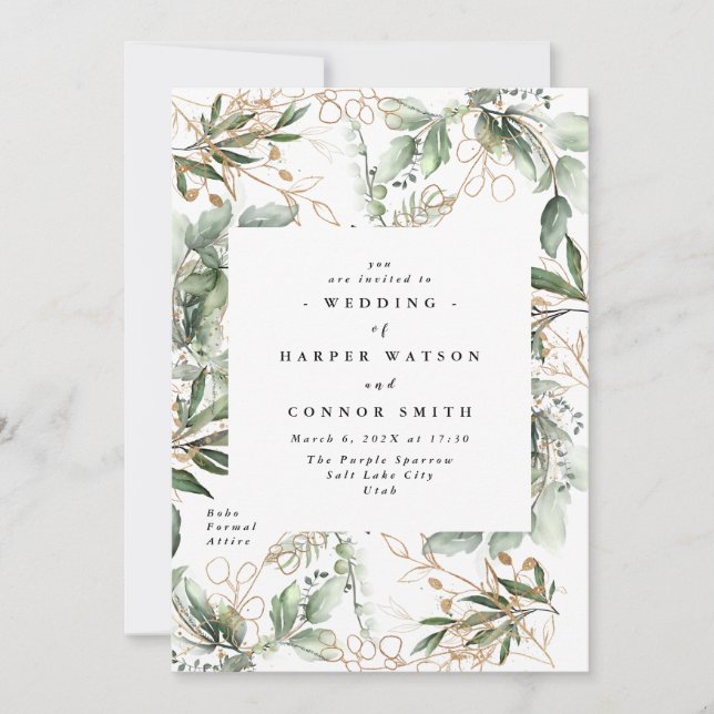 Rote Thunfische Rote Kirche (Chianti) Einladung (Vorderseite)