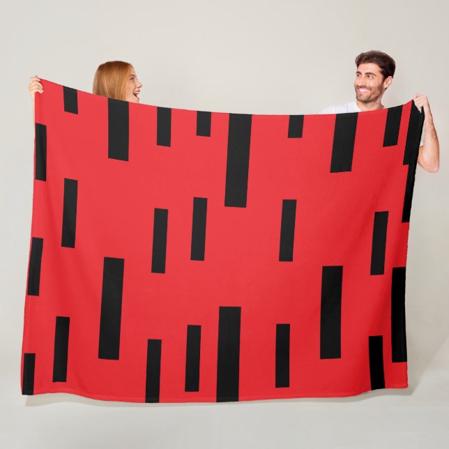 Rote Tinte   Fleecedecke (Beispiel)