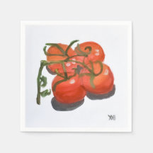 Rote Tomaten auf dem Weinberg