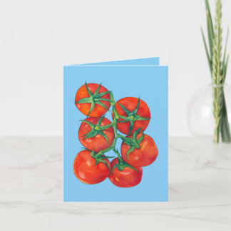 Rote Tomaten - Blaue Karte