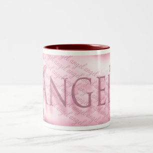 Rote Ton-Engels-Tasse Zweifarbige Tasse