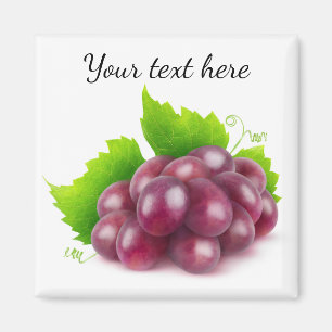 Rote Trauben Magnet
