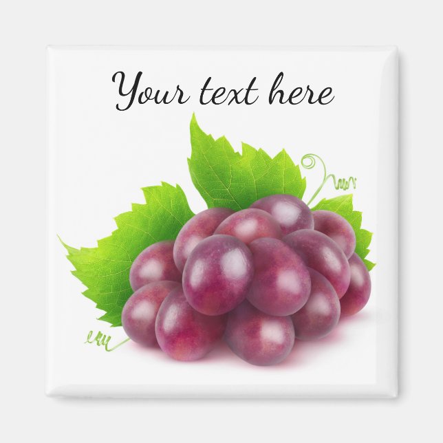 Rote Trauben Magnet (Vorne)