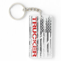 Rote Trucker-Flagge