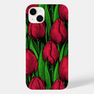 Rote Tulpen Case-Mate iPhone 14 Plus Hülle