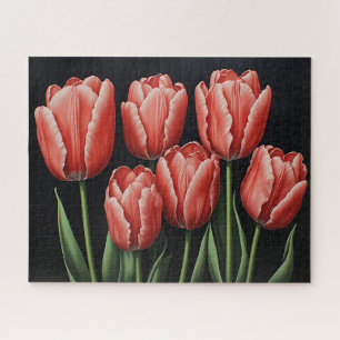 Rote Tulpen Puzzle