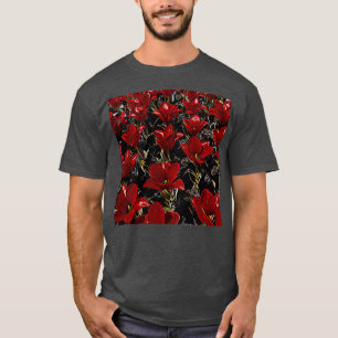 Rote Tulpen T-Shirt