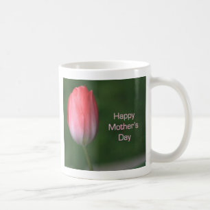 rote Tulpenblume, alles Gute zum Muttertag Tasse