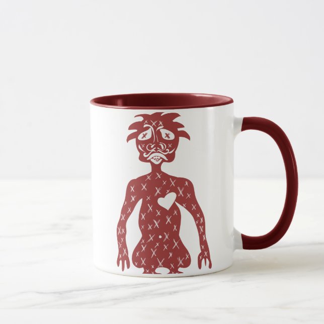 Rote Typ-Tasse Tasse (Rechts)