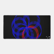 rote Umdrehung der geometrischen Maus-Pad-Mat