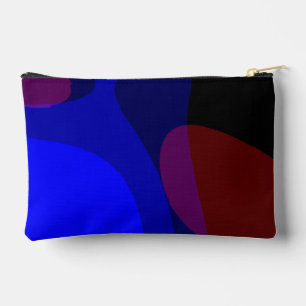 Rote und blaue abstrakte Kunst 601 Zubehörtasche