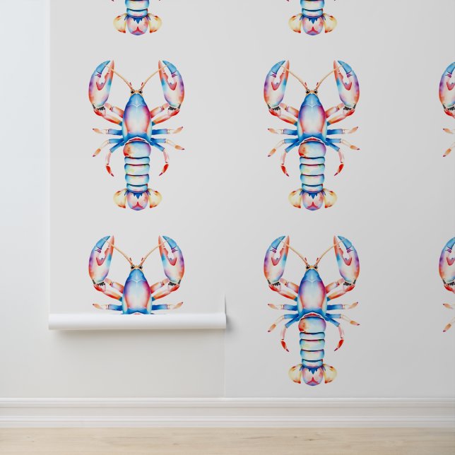 Rote und Blaue Küste Kakteen Seaside Tapete (Anwendung)