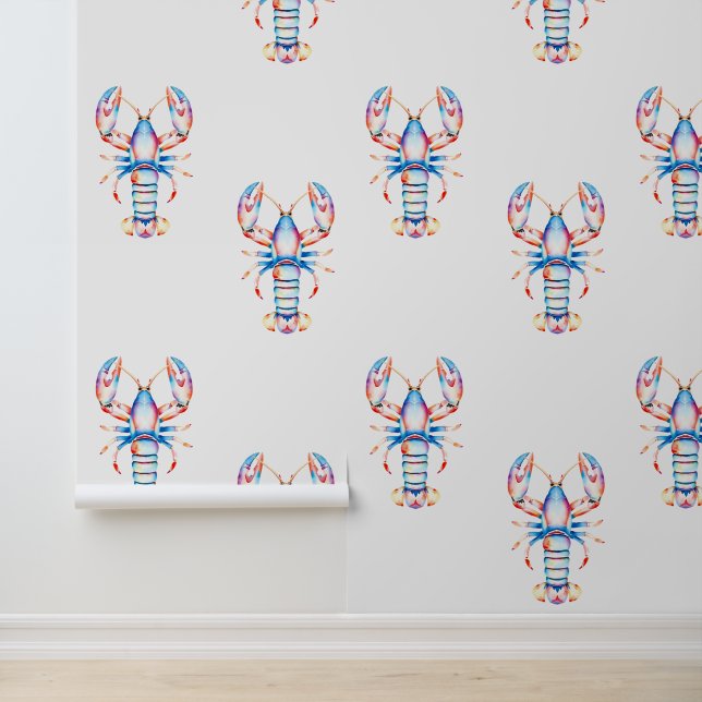 Rote und Blaue Küste Kakteen Seaside Tapete (Anwendung)