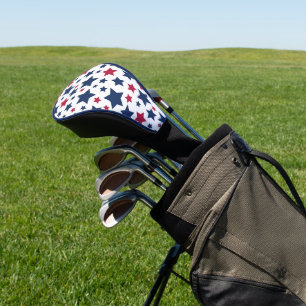 Rote und Blaue Sterne - Muster der amerikanischen  Golf Headcover