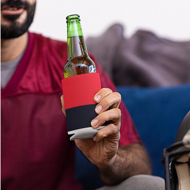 Rote und blaue Streifen Dosenkühler (Can coolers)