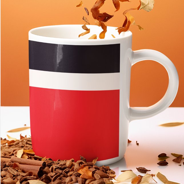 Rote und blaue Streifen Kaffeetasse (Mugs and cups)