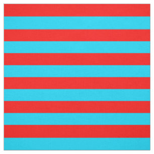 Rote und blaue Streifen Stoff