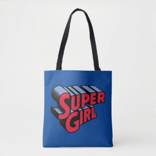 Rote und blaue Supergirl-Logo