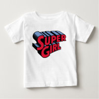 Rote und blaue Supergirl-Logo