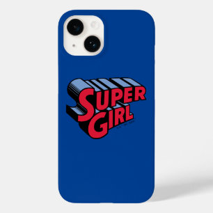 Rote und blaue Supergirl-Logo Case-Mate iPhone 14 Hülle