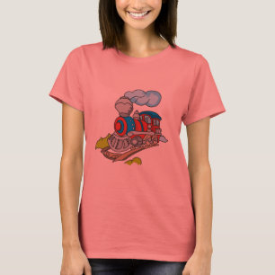 rote und blaue Zugtränke und Geschenke T-Shirt