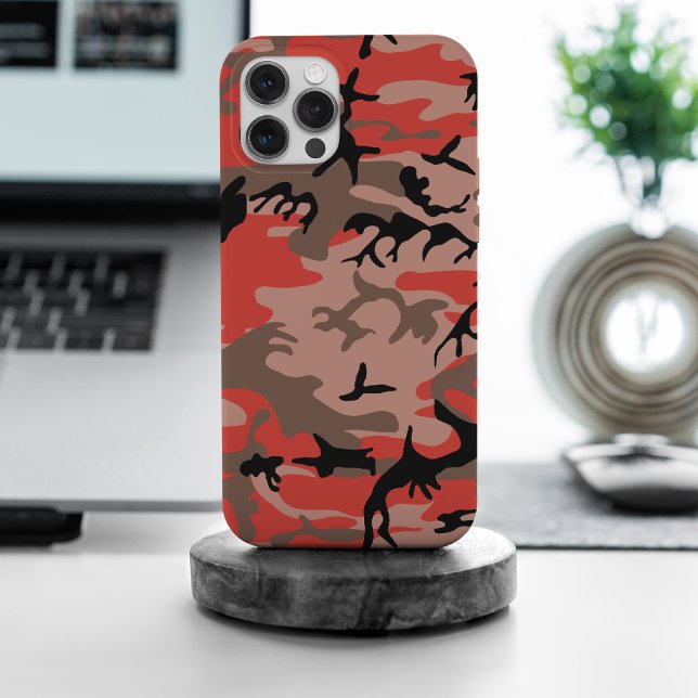 Rote und braune Camouflage, Militär, Armee Case-Mate iPhone Hülle (Von Creator hochgeladen)