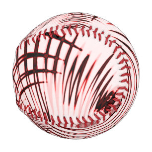 Rote und braune Kurven auf hellem Hintergrund Baseball