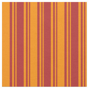 Rote und dunkelorange farbige Linien Stoff