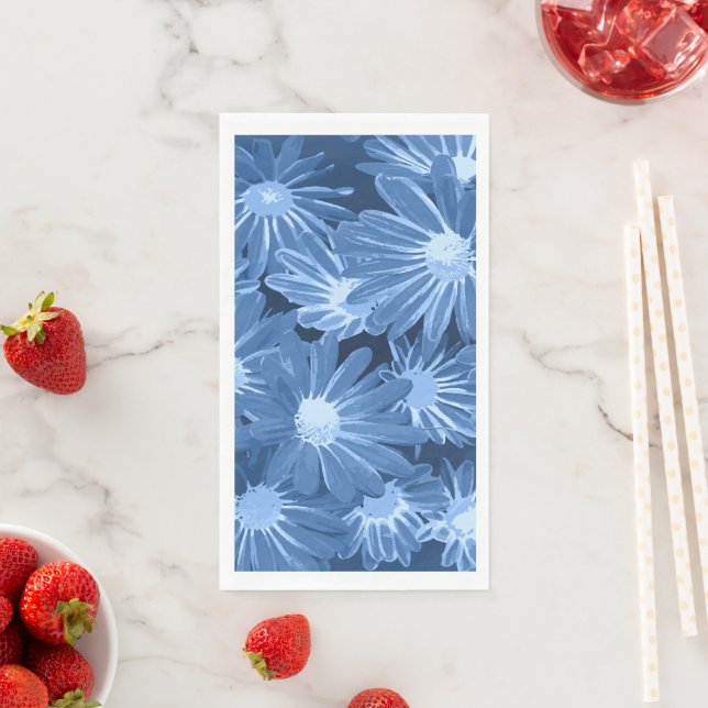 Rote und gelbe Blumen 3 Serviette (Beispiel)