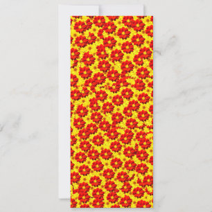 Rote und gelbe Dahlien-Blume